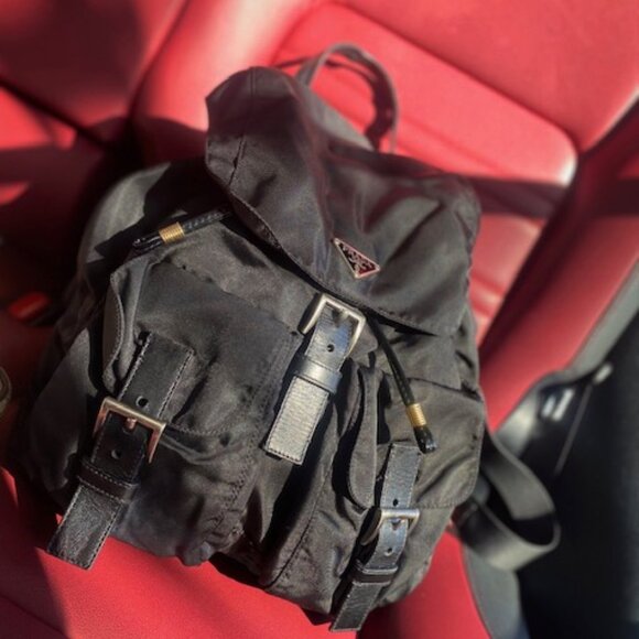 Black Prada Backpack